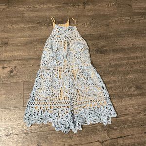 Vestique Light Blue Romper | Size:M